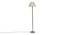 Deance White Cotton Shade Floor Lamp (White) by Urban Ladder - Cross View Design 1 - 494519
