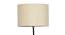 Deven White Cotton Shade Floor Lamp (White) by Urban Ladder - Cross View Design 1 - 494522