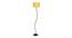 Deven Yellow Cotton Shade Floor Lamp (Yellow) by Urban Ladder - Cross View Design 1 - 494523