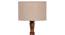 Brendan Brown Cotton Shade Floor Lamp (Beige) by Urban Ladder - Design 1 Side View - 494530