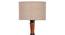 Campbell Brown Cotton Shade Floor Lamp (Beige) by Urban Ladder - Design 1 Side View - 494531