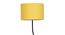 Deven Yellow Cotton Shade Floor Lamp (Yellow) by Urban Ladder - Design 1 Side View - 494543