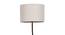 Donahue White Cotton Shade Floor Lamp (White) by Urban Ladder - Design 1 Side View - 494544