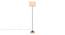 Earvin Beige Cotton Shade Floor Lamp (Beige) by Urban Ladder - Design 1 Side View - 494545