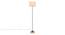 Earvin Beige Cotton Shade Floor Lamp (Beige) by Urban Ladder - Design 1 Side View - 494545