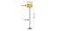 Darlene Yellow Cotton Shade Floor Lamp (Yellow) by Urban Ladder - Design 1 Dimension - 494563