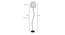 Donahue White Cotton Shade Floor Lamp (White) by Urban Ladder - Design 1 Dimension - 494568