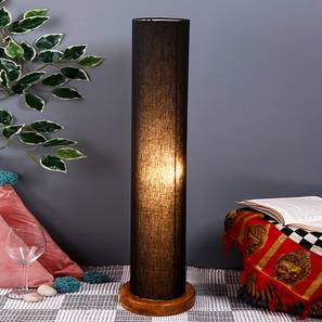 Neil Black Cotton Shade Floor Lamp-image-41