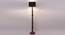 Camryn Brown Cotton Shade Floor Lamp (Black) by Urban Ladder - Front View Design 1 - 494600