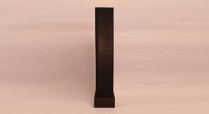 Cicely Black Cotton Shade Floor Lamp (Black) by Urban Ladder - Front View Design 1 - 494604