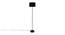 Emme Black Cotton Shade Floor Lamp (Black) by Urban Ladder - Front View Design 1 - 494609