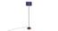Estelle Blue Cotton Shade Floor Lamp (Blue) by Urban Ladder - Front View Design 1 - 494610