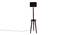 Fiona Black Cotton Shade Floor Lamp (Black) by Urban Ladder - Front View Design 1 - 494613