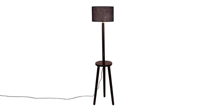 Gates Blue Cotton Shade Floor Lamp (Blue) by Urban Ladder - Front View Design 1 - 494614