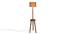 Harmon Beige Cotton Shade Floor Lamp (Beige) by Urban Ladder - Front View Design 1 - 494616