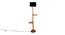 Hillary Black Cotton Shade Floor Lamp (Black) by Urban Ladder - Front View Design 1 - 494617