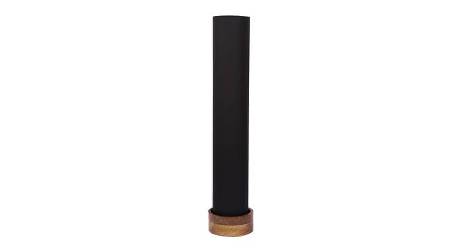 Carpenter Black Cotton Shade Floor Lamp (Black) by Urban Ladder - Cross View Design 1 - 494626