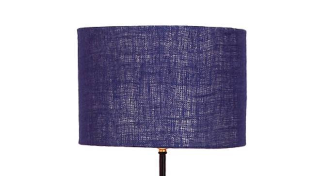 Estelle Blue Cotton Shade Floor Lamp (Blue) by Urban Ladder - Cross View Design 1 - 494635