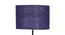Estelle Blue Cotton Shade Floor Lamp (Blue) by Urban Ladder - Cross View Design 1 - 494635