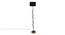 Ewan Black Cotton Shade Floor Lamp (Black) by Urban Ladder - Cross View Design 1 - 494636