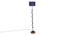 Felicia Blue Cotton Shade Floor Lamp (Blue) by Urban Ladder - Cross View Design 1 - 494637