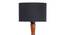 Camryn Brown Cotton Shade Floor Lamp (Black) by Urban Ladder - Design 1 Side View - 494650