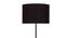 Emme Black Cotton Shade Floor Lamp (Black) by Urban Ladder - Design 1 Side View - 494659