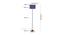 Earvin Blue Cotton Shade Floor Lamp (Blue) by Urban Ladder - Design 1 Dimension - 494679