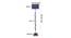Elin Blue Cotton Shade Floor Lamp (Blue) by Urban Ladder - Design 1 Dimension - 494681