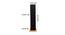 Jacques Black Cotton Shade Floor Lamp (Black) by Urban Ladder - Design 1 Dimension - 494690