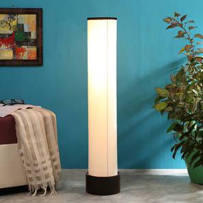devansh Chaka White Cotton Shade Floor Lamp-picture-19