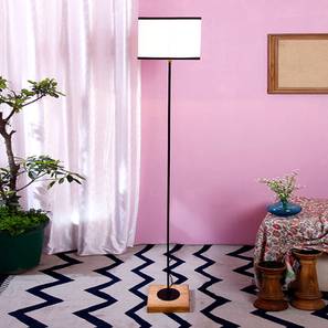 Drake Multicolour Cotton Shade Floor Lamp-image-3