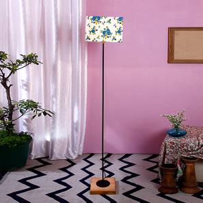 devansh Eastwood Multicolour Cotton Shade Floor Lamp-picture-18