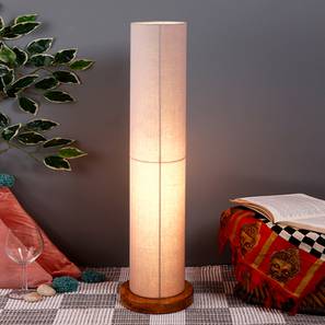 Neil Grey Cotton Shade Floor Lamp-image-40
