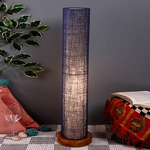 Oliver Blue Cotton Shade Floor Lamp-image-27