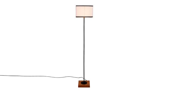 Drake Multicolour Cotton Shade Floor Lamp (Multicolor) by Urban Ladder - Front View Design 1 - 494727