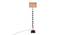 Edythe Grey Cotton Shade Floor Lamp (Grey) by Urban Ladder - Front View Design 1 - 494729