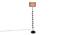 Ewan Grey Cotton Shade Floor Lamp (Grey) by Urban Ladder - Front View Design 1 - 494731