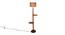 Hillary Grey Cotton Shade Floor Lamp (Grey) by Urban Ladder - Front View Design 1 - 494735
