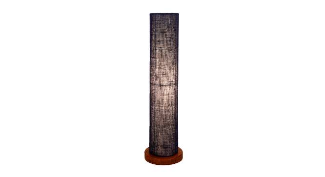 Oliver Blue Cotton Shade Floor Lamp (Blue) by Urban Ladder - Front View Design 1 - 494740