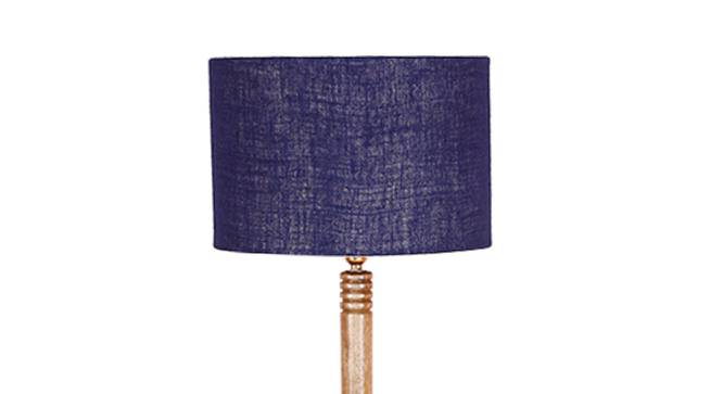 Harmon Blue Cotton Shade Floor Lamp (Blue) by Urban Ladder - Cross View Design 1 - 494757