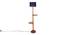 Ivana Blue Cotton Shade Floor Lamp (Blue) by Urban Ladder - Cross View Design 1 - 494759