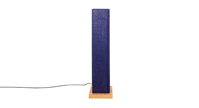 Miranda Blue Cotton Shade Floor Lamp (Blue) by Urban Ladder - Cross View Design 1 - 494761