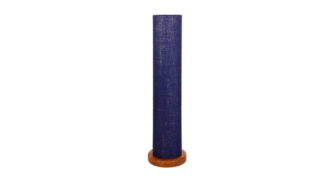 Oliver Blue Cotton Shade Floor Lamp (Blue) by Urban Ladder - Cross View Design 1 - 494763