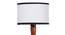 Cannon Brown Cotton Shade Floor Lamp (Multicolor) by Urban Ladder - Design 1 Side View - 494766