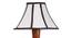Carey Brown Cotton Shade Floor Lamp (Multicolor) by Urban Ladder - Design 1 Side View - 494767