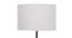 Emme Grey Cotton Shade Floor Lamp (Grey) by Urban Ladder - Design 1 Side View - 494776