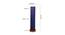Oliver Blue Cotton Shade Floor Lamp (Blue) by Urban Ladder - Design 1 Dimension - 494809