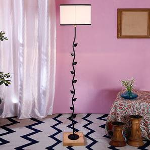 Edythe Multicolour Cotton Shade Floor Lamp-image-37