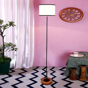 devansh Emme Multicolour Cotton Shade Floor Lamp-picture-19
